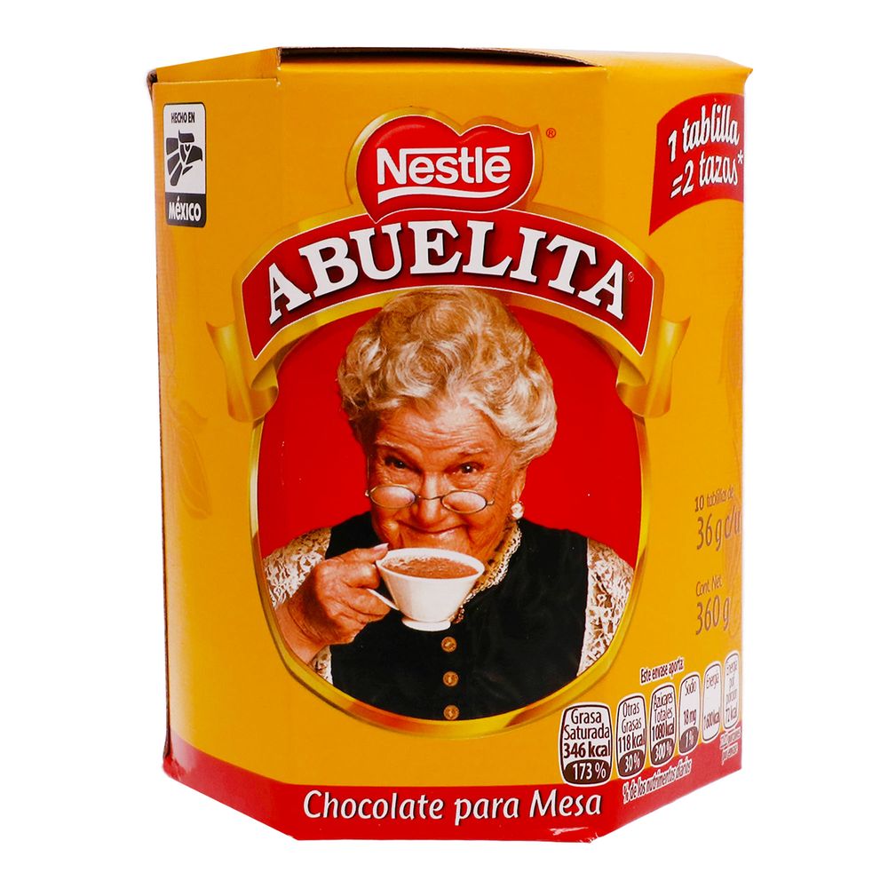 Chocolate Abuelita para mesa 10/36 gr lagranbodega