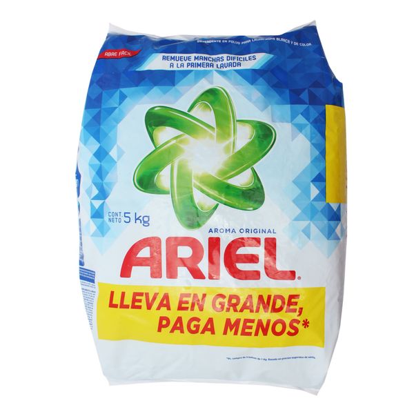 jabón ariel 5 kg precio