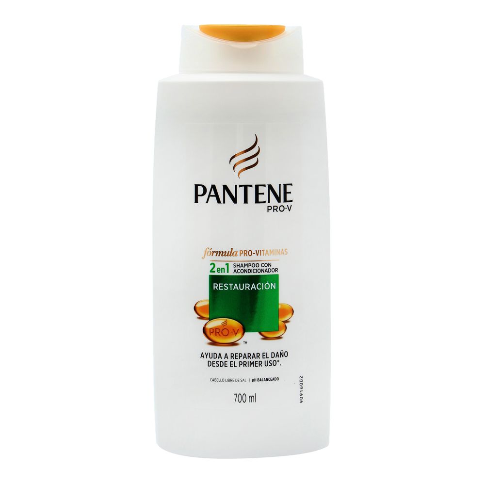 Shampoo 2en1 Pantene restauracion 700 ml lagranbodega