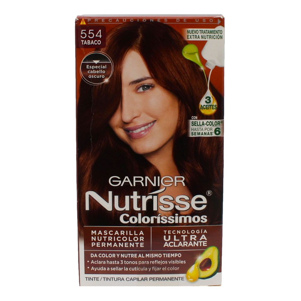 Garnier nutrisse tinte t554 tabaco lagranbodega