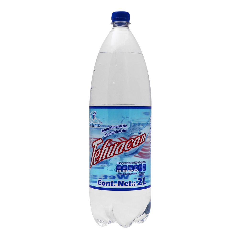 Brillante agua mineral Tehuacan 2 lt lagranbodega