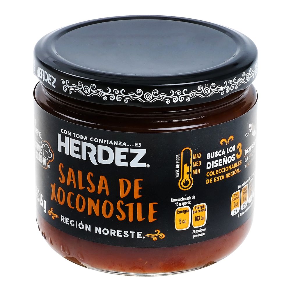 Salsa xoconostle Herdez 315 gr lagranbodega