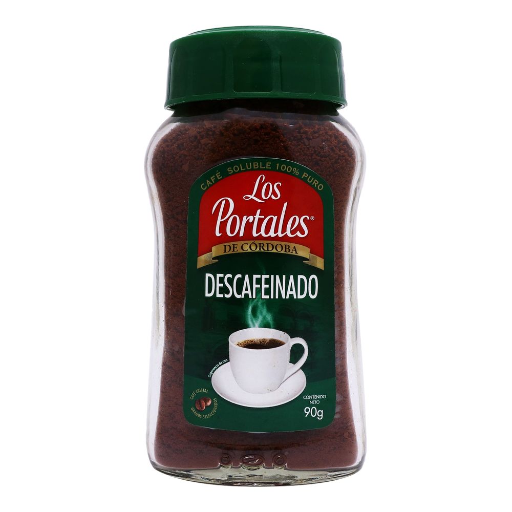 Café Los Portales descafeinado verde 90 gr lagranbodega