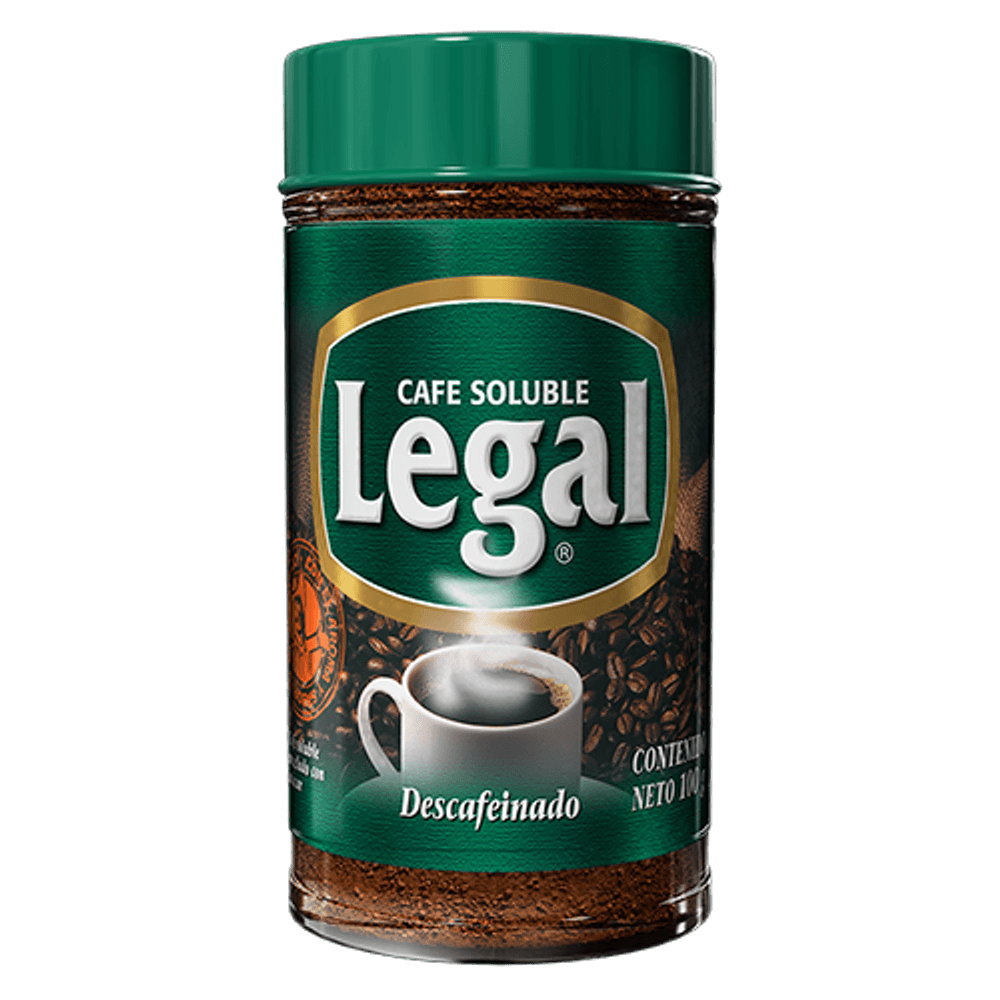 Café Legal soluble descafeinado 100 gr lagranbodega