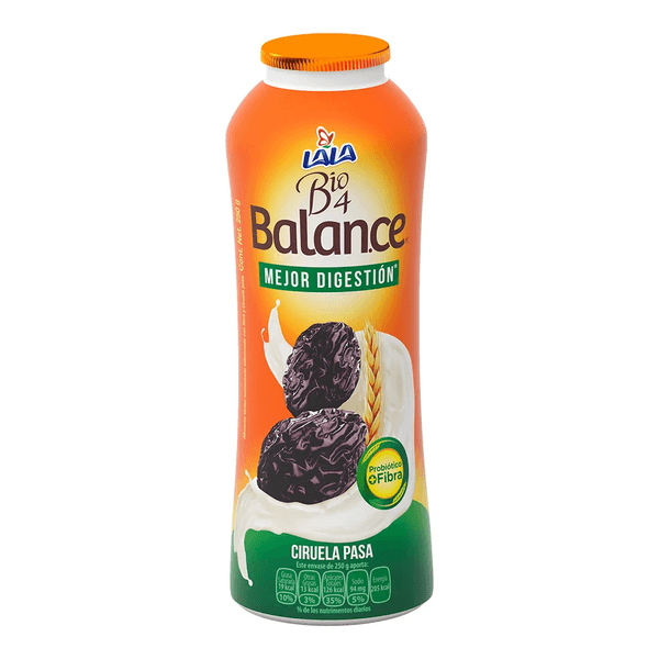 Yogurth Bio4-balance ciruela pasa Lala 250 g - lagranbodega