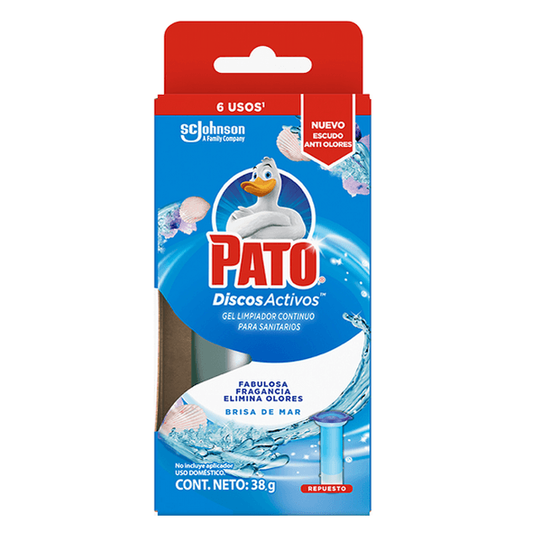 Discos Adhesivos + Aparato Pato Purific Marina 6 Unid - Clean Queen