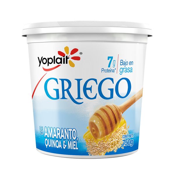 Yogurth griego miel quinoa y miel Yoplait 750 g - lagranbodega
