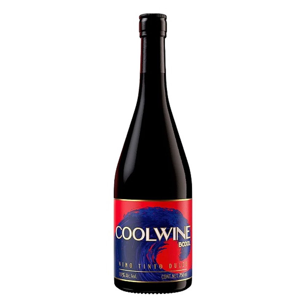 vino tinto cool wine dulce 750 ml - lagranbodega
